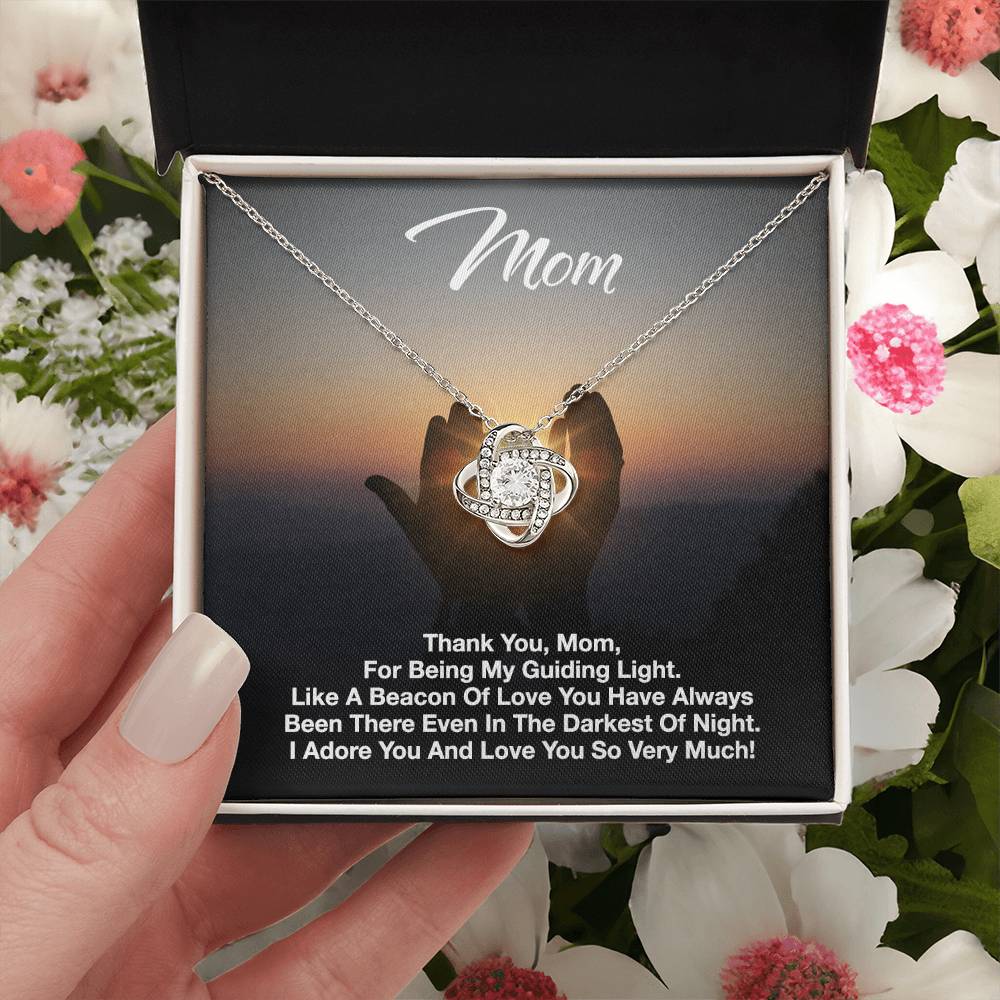 Thank You Love Knot Necklace