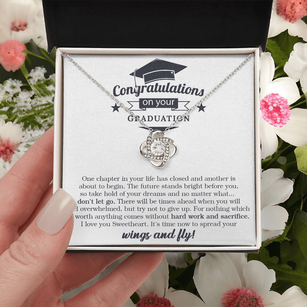 Graduation Gift For Her Graduate Ne Love Knot Necklace