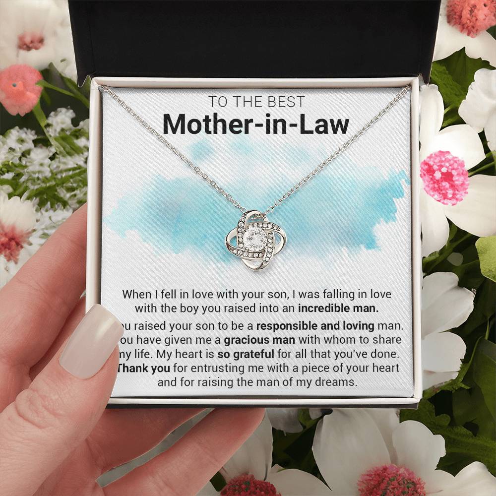 Gift For Mother-In-Law - Entrust Me - Love Knot Love Knot Necklace