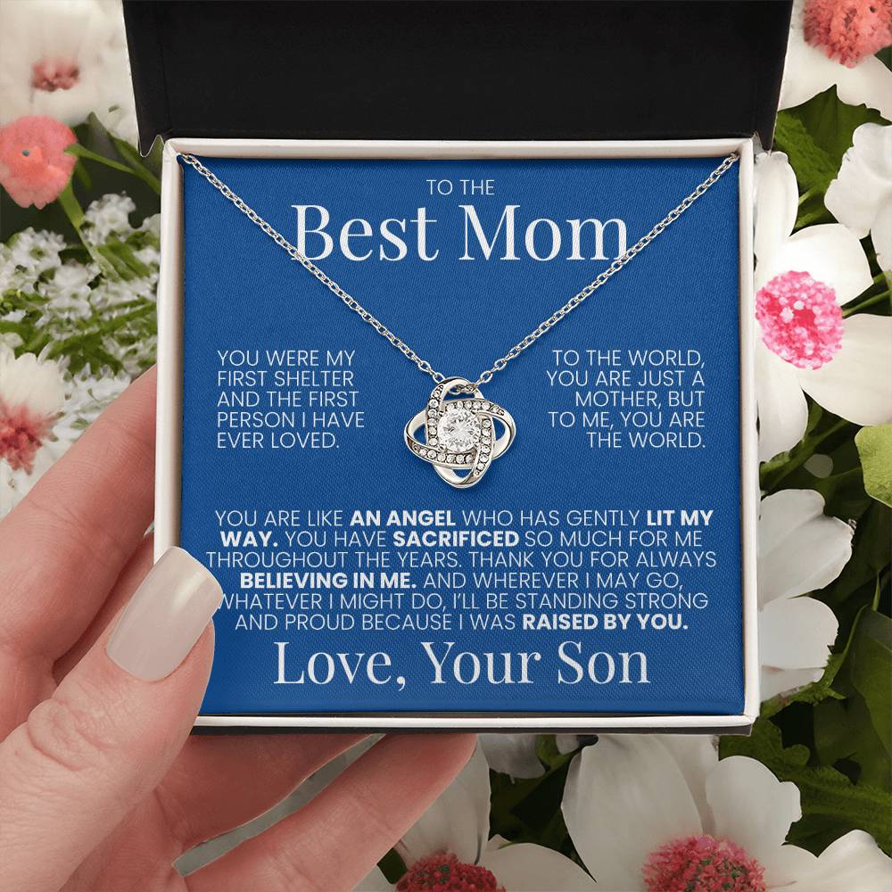 Mother - First Shelter Love Knot Necklace