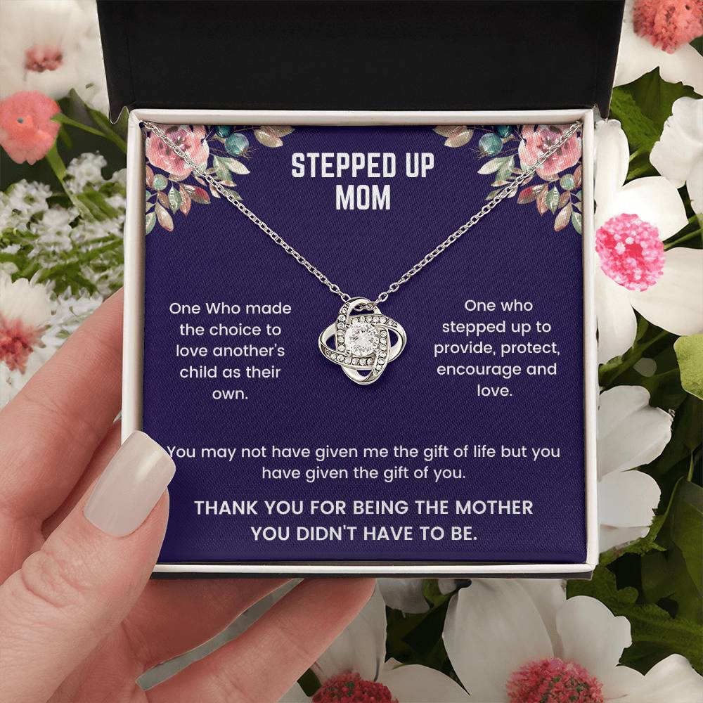 Stepped Up Mom - Love Knot Necklace