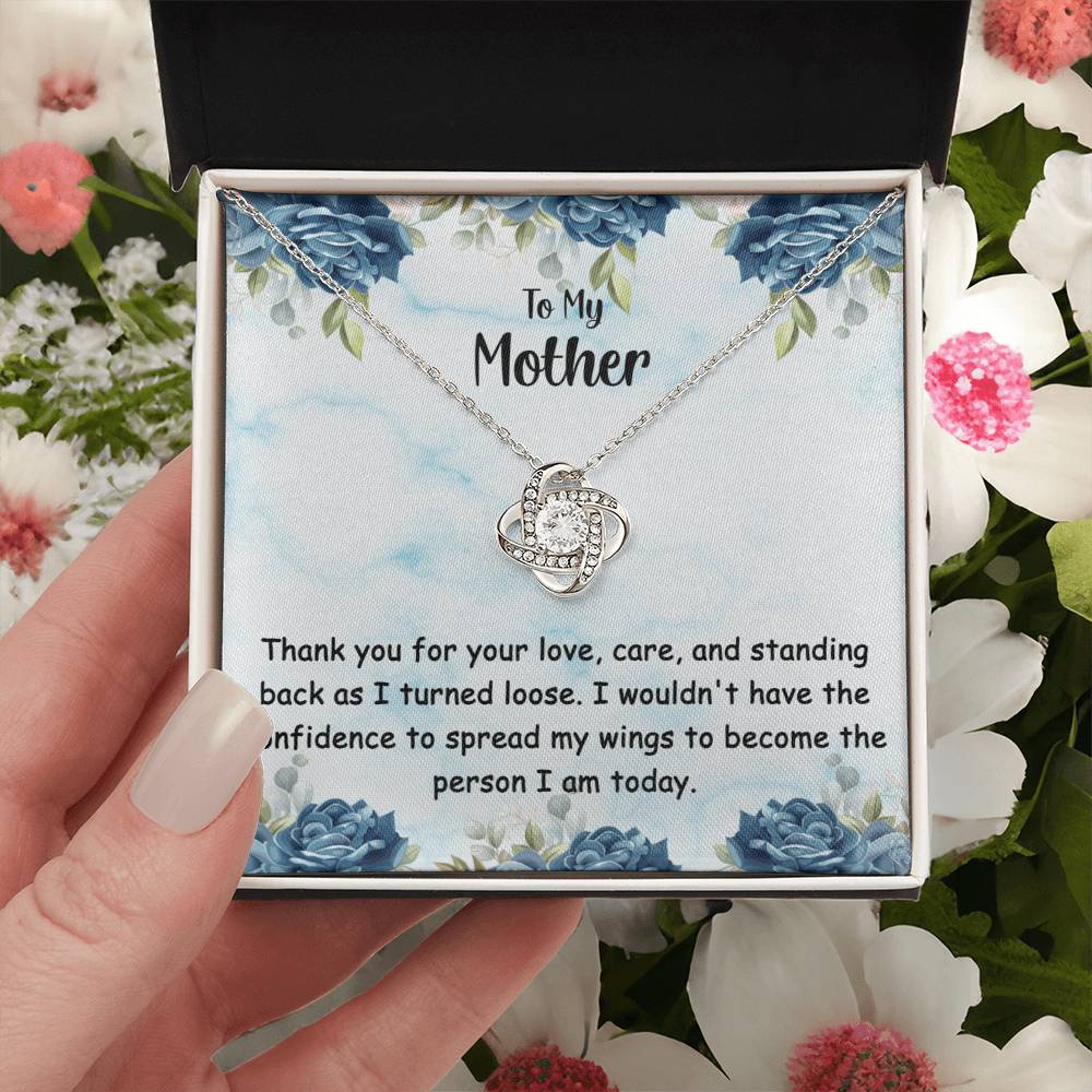 Mother's Day Happy Birthday Or Just To Say Thank You Mom -18 Love Knot Necklace