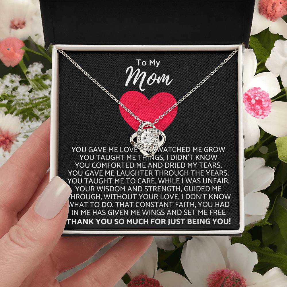 Premium Mother's Day Necklace Customize Gift For Your Loving Mom! ?? 2 Love Knot Necklace