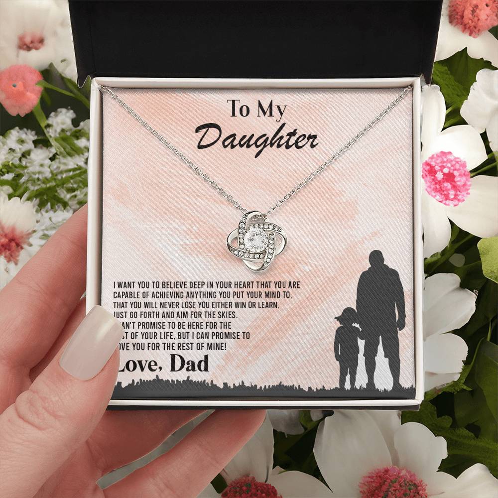 I Want You To Believe Deep In Your Heart ?? Love Knot Necklace