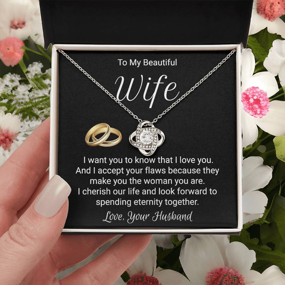 Gift For Wife Ideas - Love Knot Necklace Love Knot Necklace