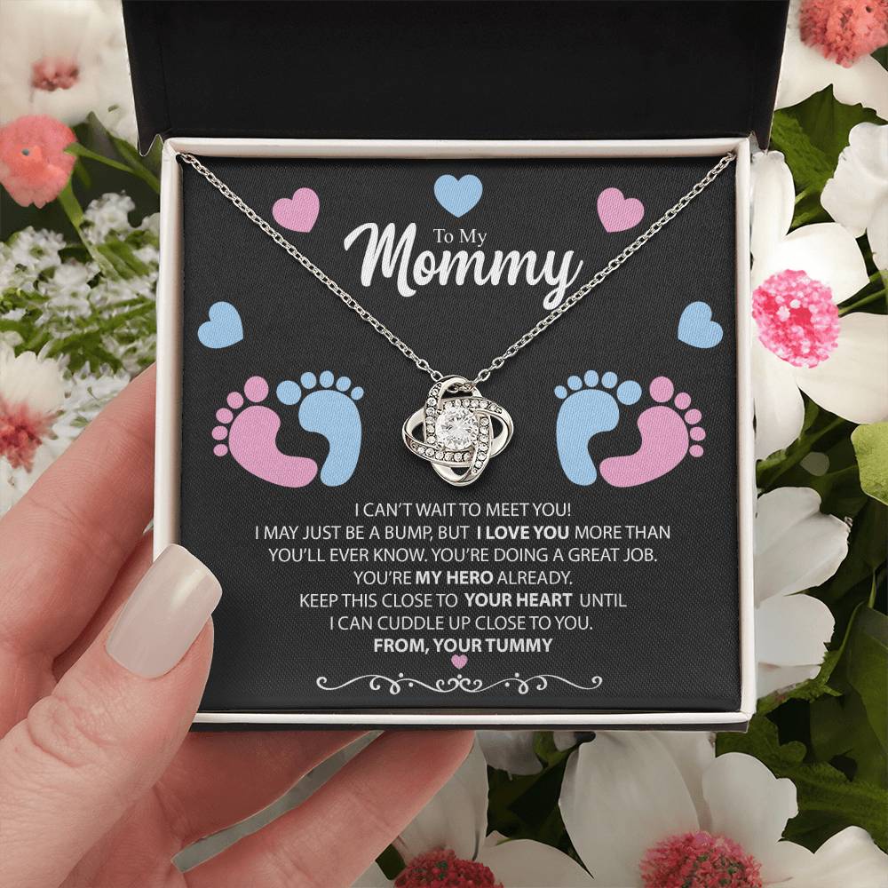 Shineon20220405-Mom0003 - To My Mommy - Love Knot Necklace Love Knot Necklace