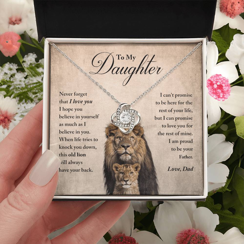 My Daughter - Proud Of You - Ne Love Knot Necklace