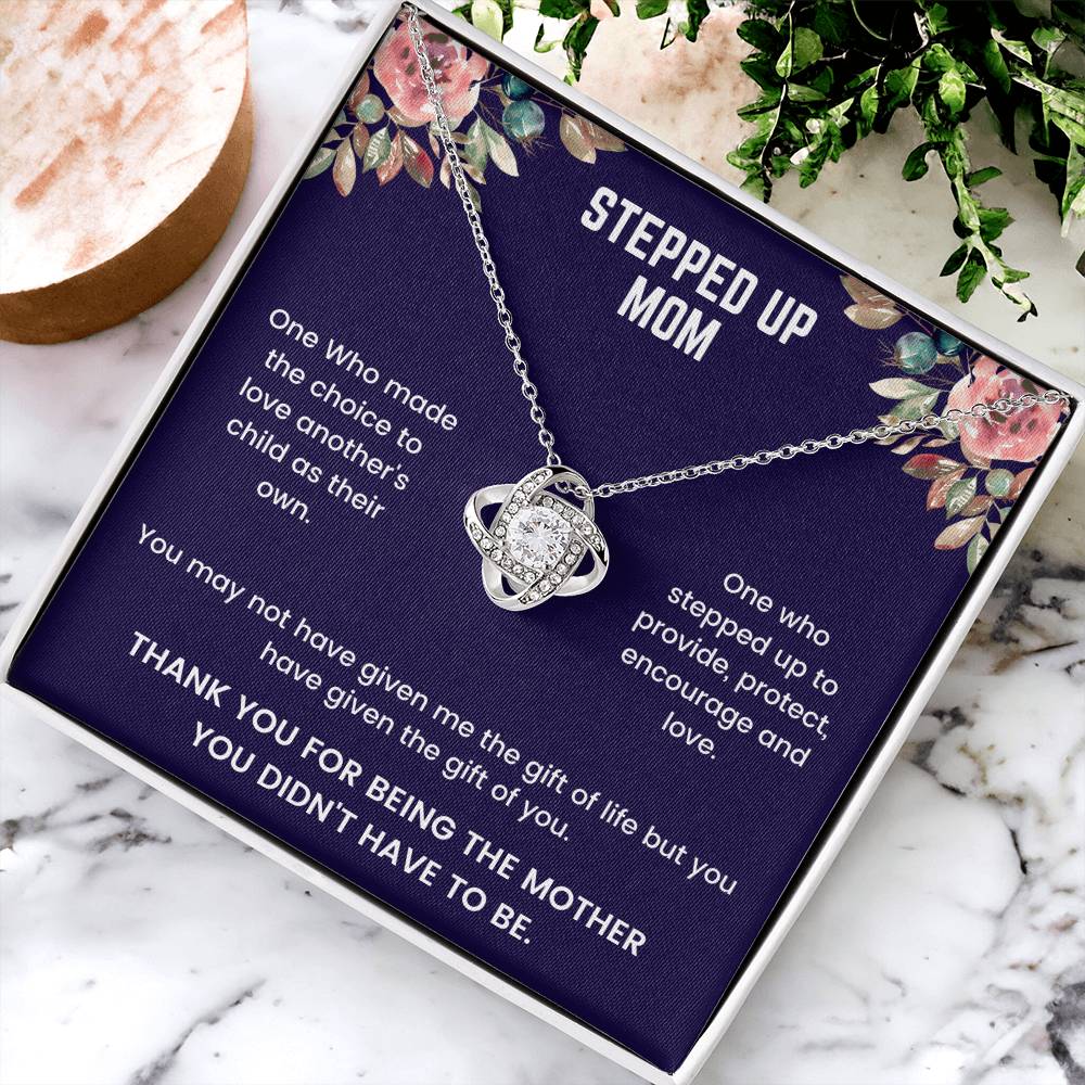 Stepped Up Mom - Love Knot Necklace