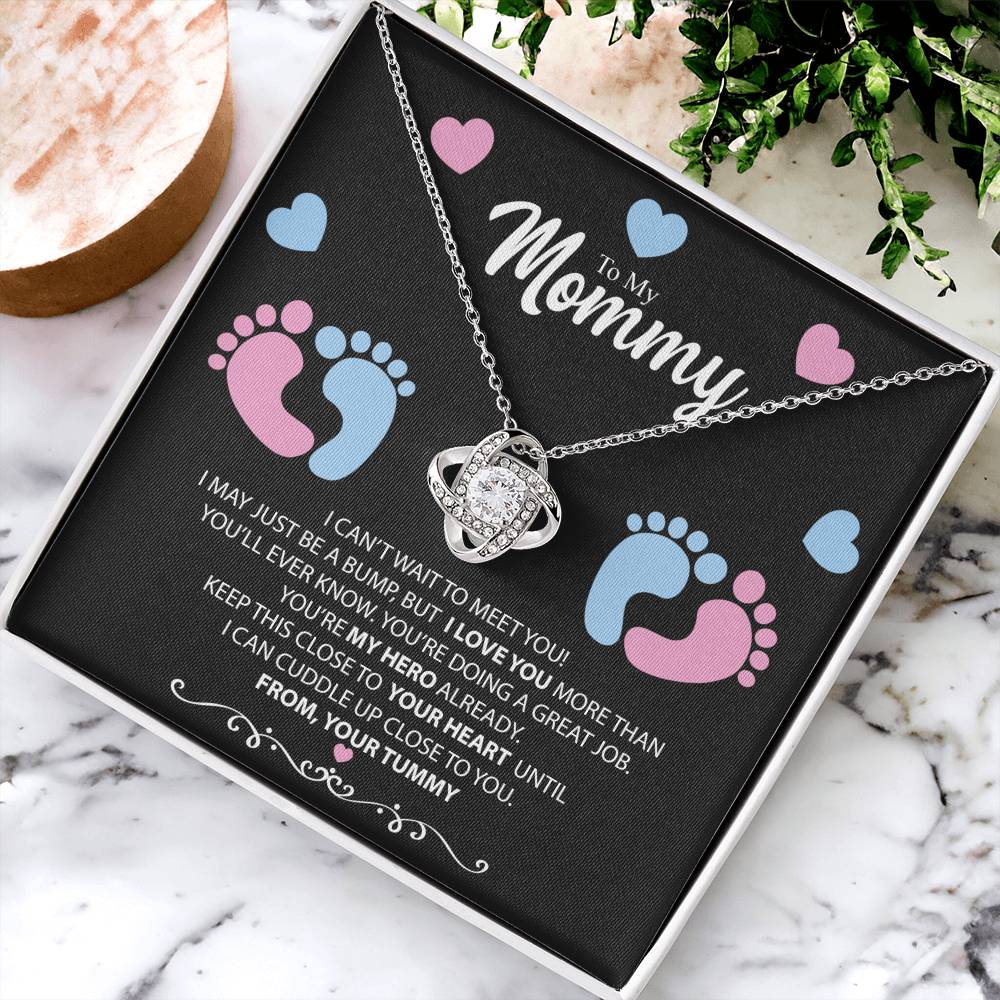 Shineon20220405-Mom0003 - To My Mommy - Love Knot Necklace Love Knot Necklace