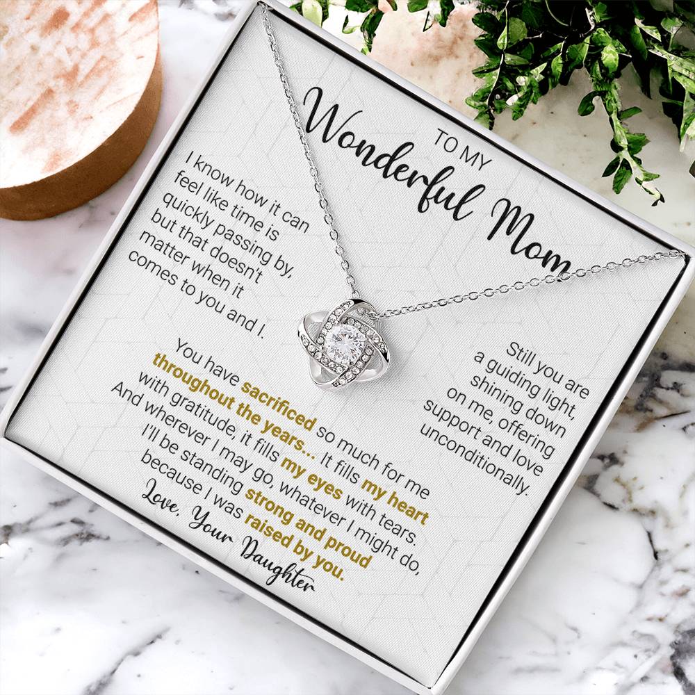 Gift For Mom - A Guiding Love Knot Necklace