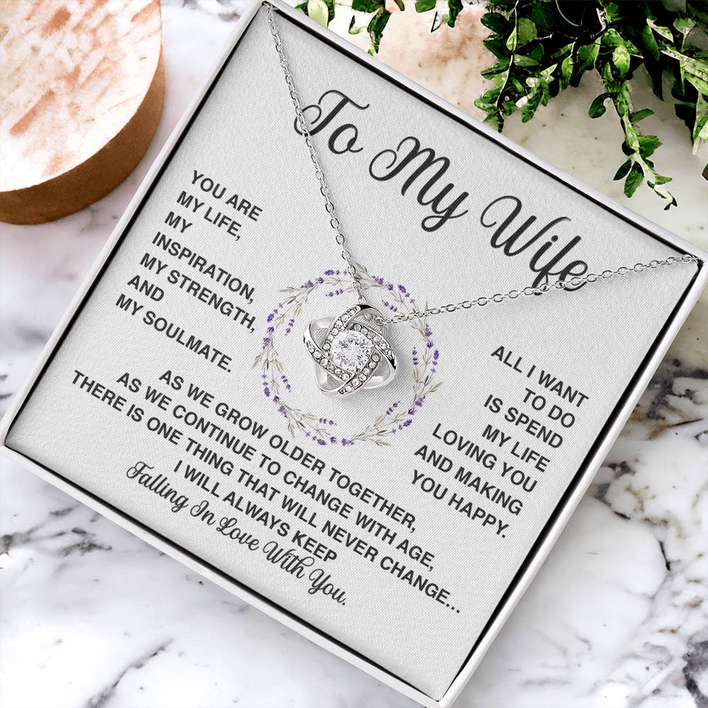 Delivery By Mother's Day Wf034 Gift Fo Love Knot Necklace