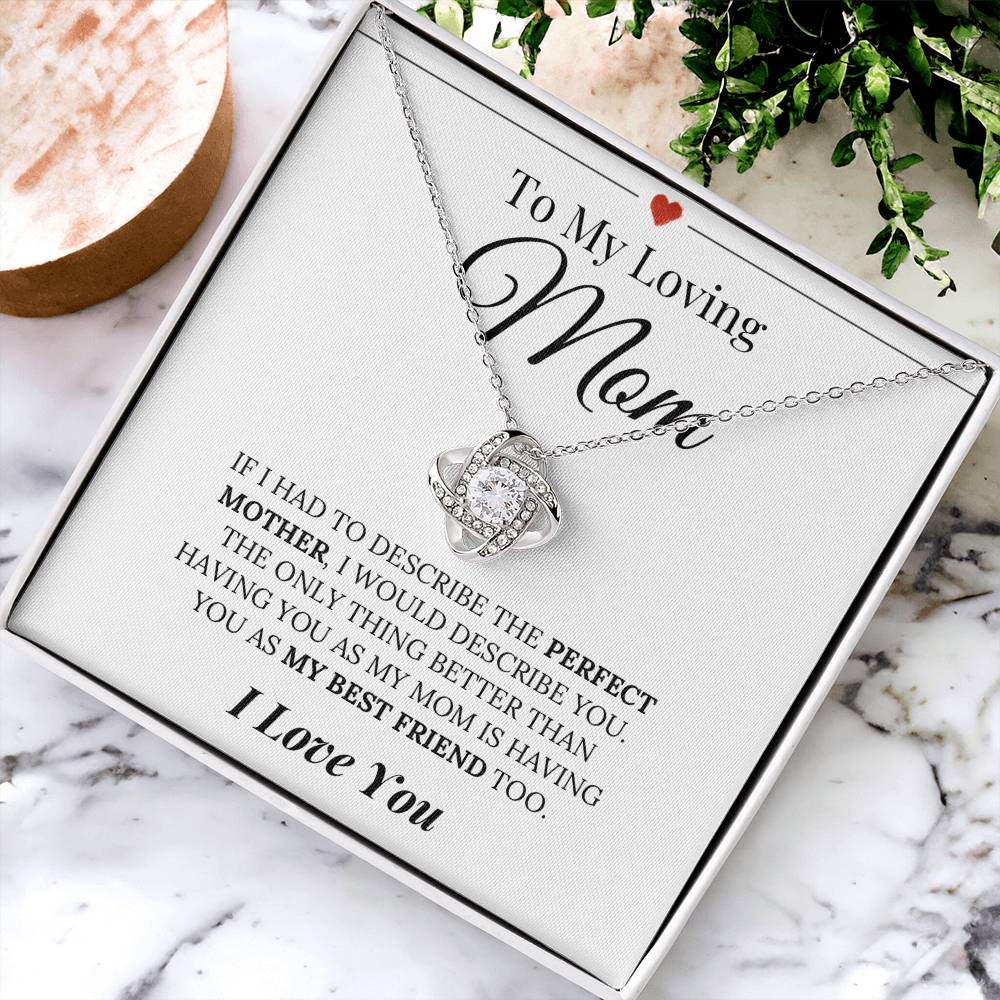 Heartlfelt Mother's Day Gift Love Knot Necklace