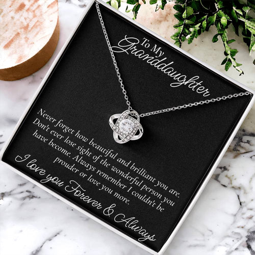 Happy Birthday Or Just To Say I Love You - Love Knot Necklace