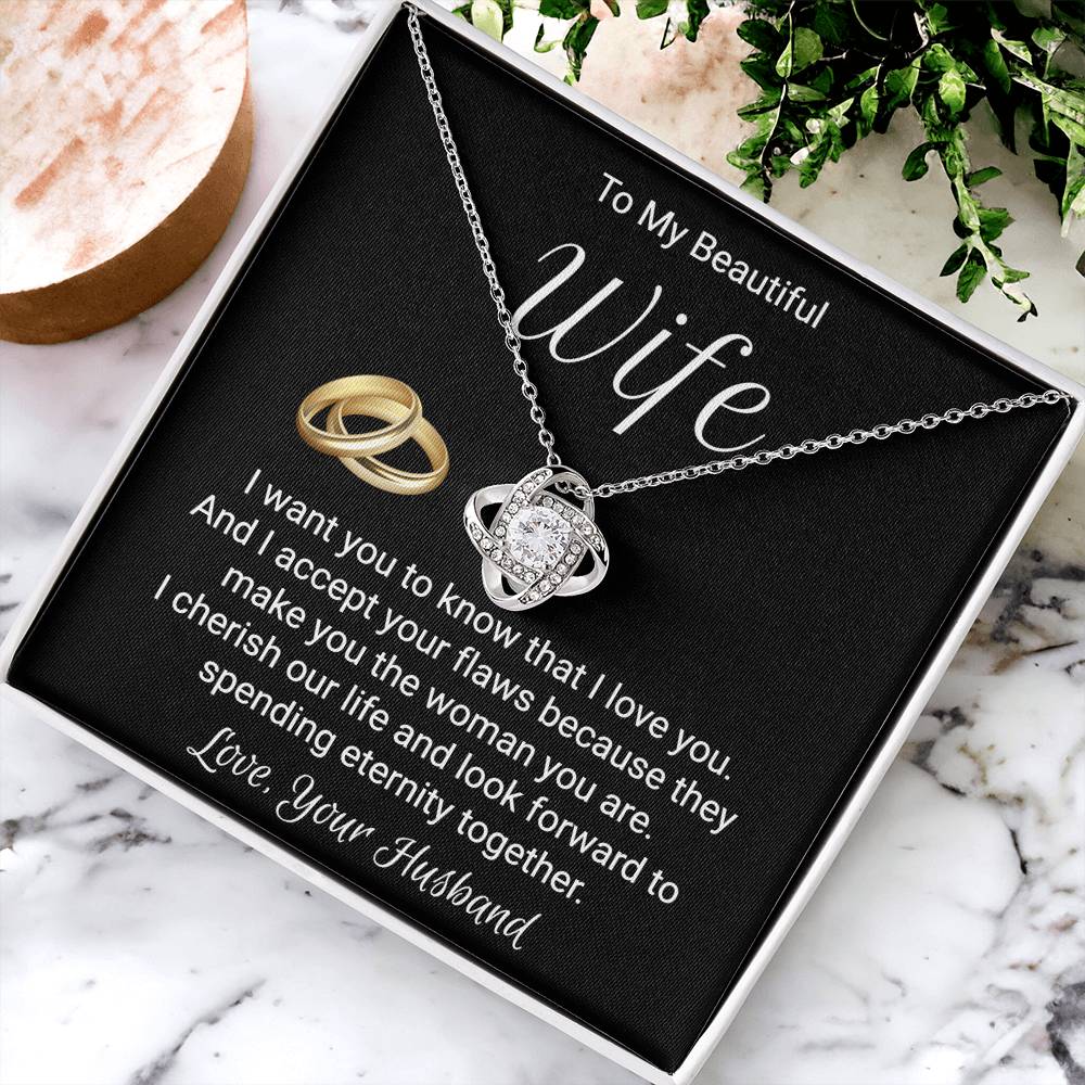 Gift For Wife Ideas - Love Knot Necklace Love Knot Necklace