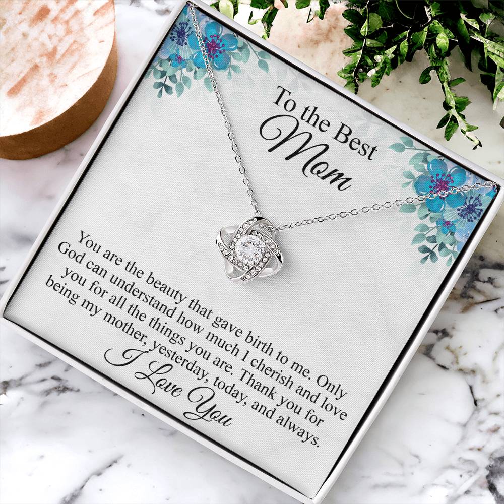 Mothers Day Gift Idea Mothers Day Necklaces For Mom From Daughter Mothers Day Gift From Daughter Gifts For Mom Birthday Gift From Son 1 Love Knot Necklace