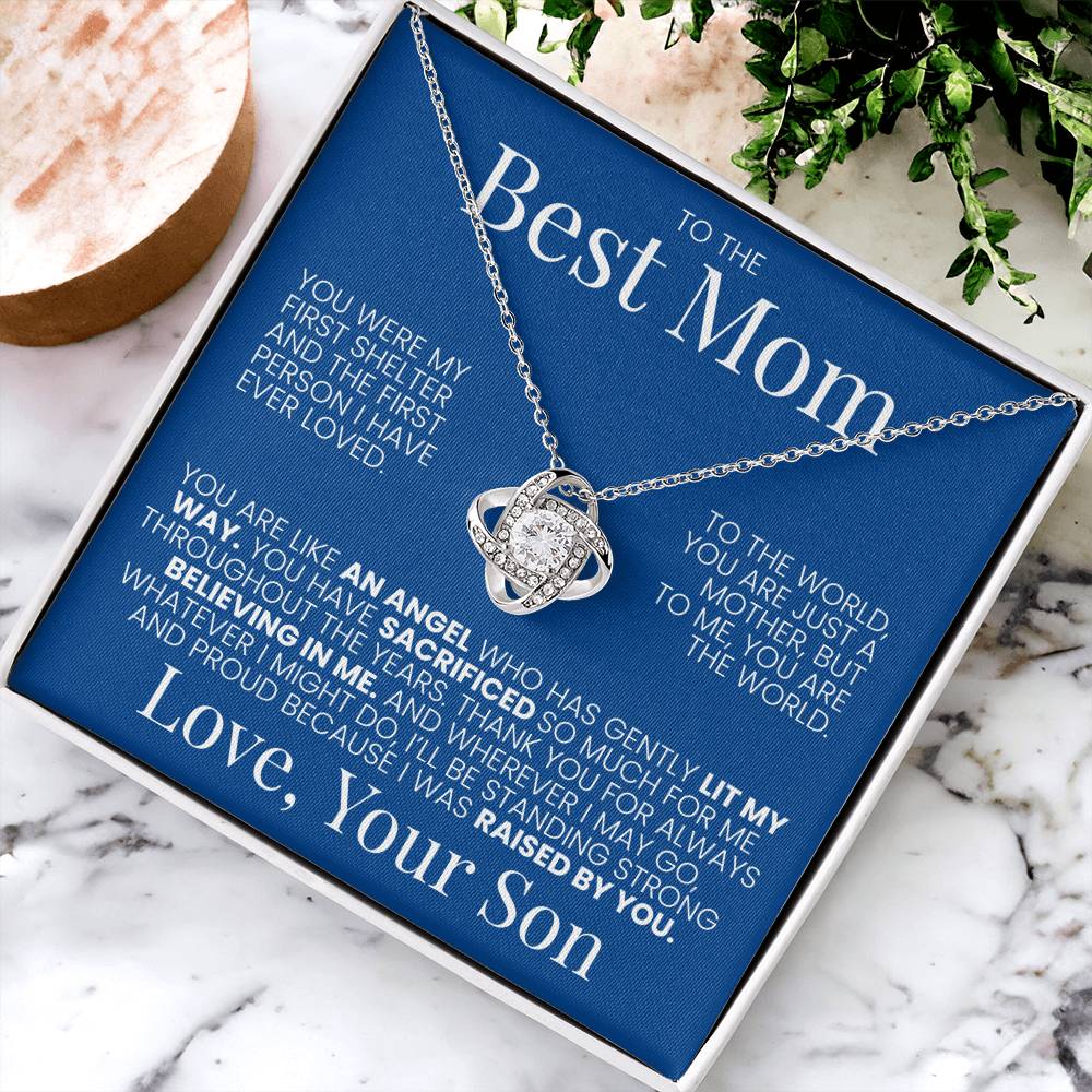 Mother - First Shelter Love Knot Necklace