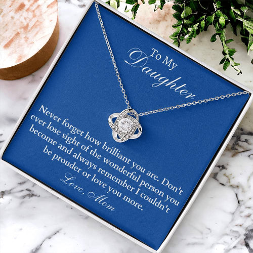 Happy Birthday Or Just To Say I Lo Love Knot Necklace