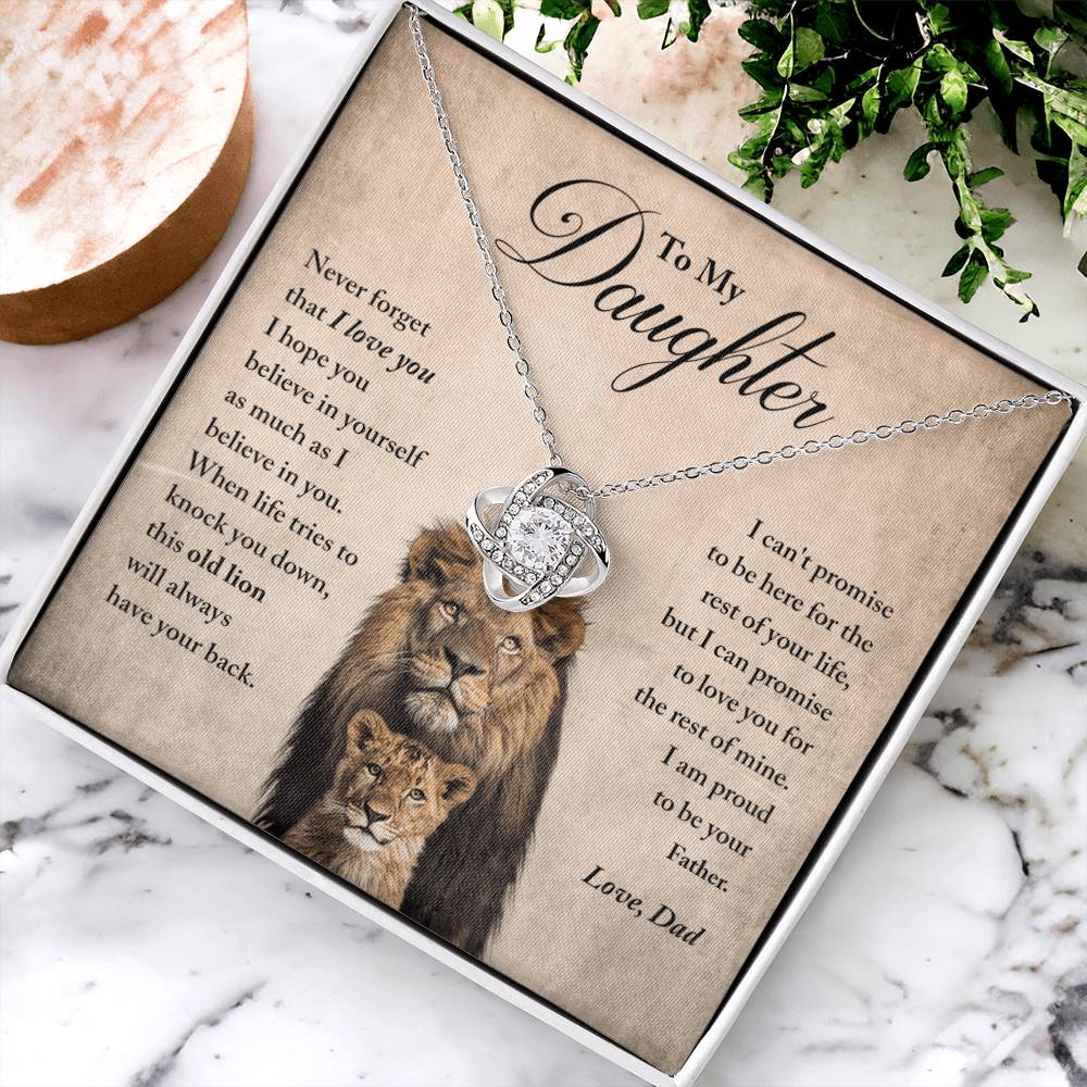 My Daughter - Proud Of You - Ne Love Knot Necklace