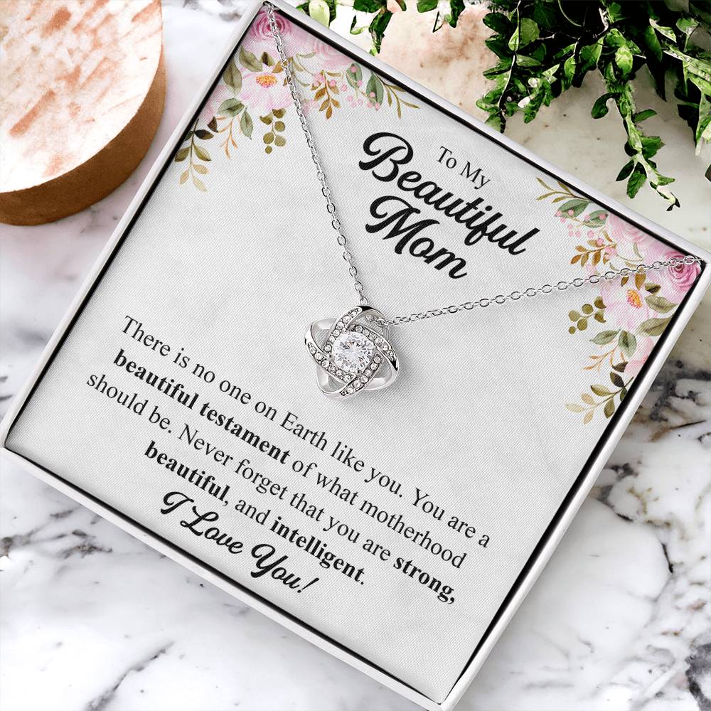 Mothers Day Gift From Daughter Mother Of The Groom Gift From Son Presents For Mom Birthday Sentimental Jewelry Necklace For Mom 3 Love Knot Necklace