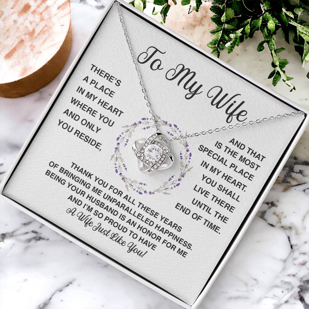 Delivery By Mother's Day Wf030 Gift Fo Love Knot Necklace