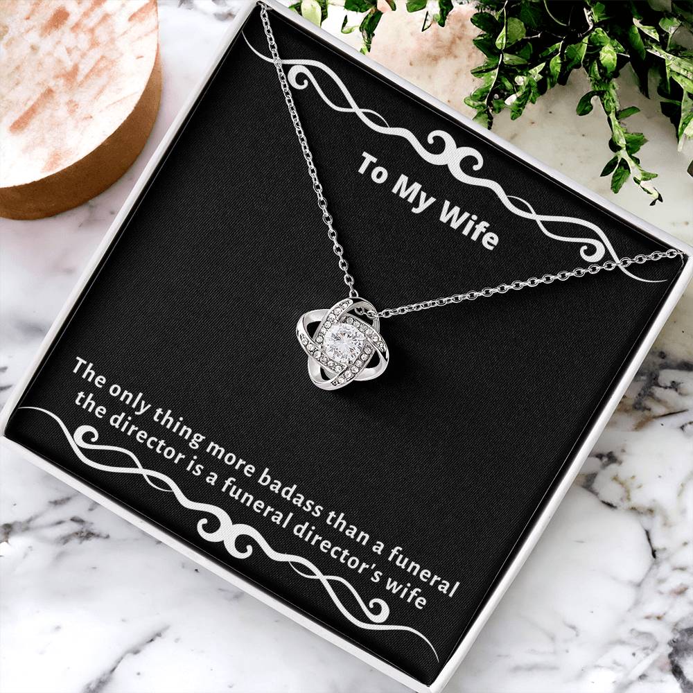 Almost Gone The - Funny Gag Gifts For Badas Love Knot Necklace