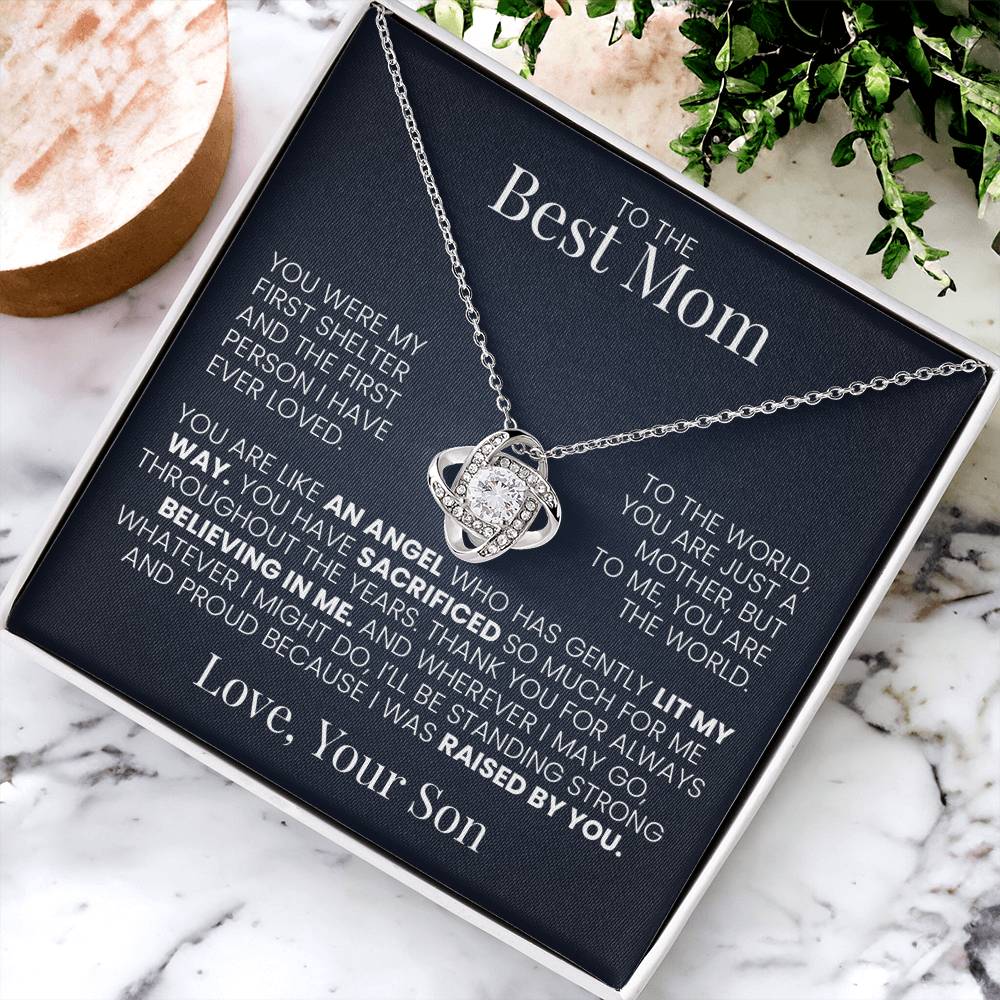 Mother - First Shelter 1 Love Knot Necklace