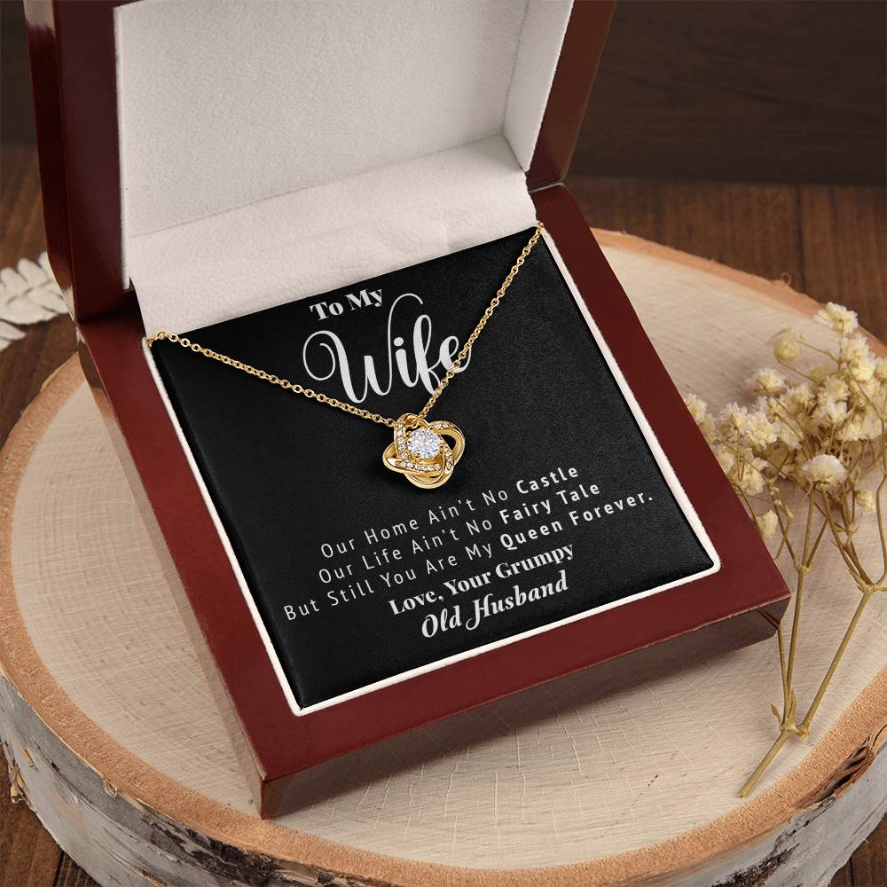 To My Wife - My Love Knot Necklace