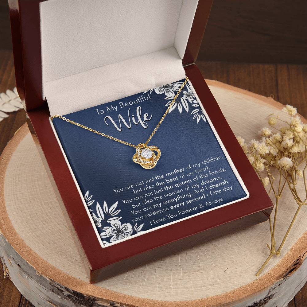 Gift For Wife - Every Second - Love Knot Love Knot Necklace