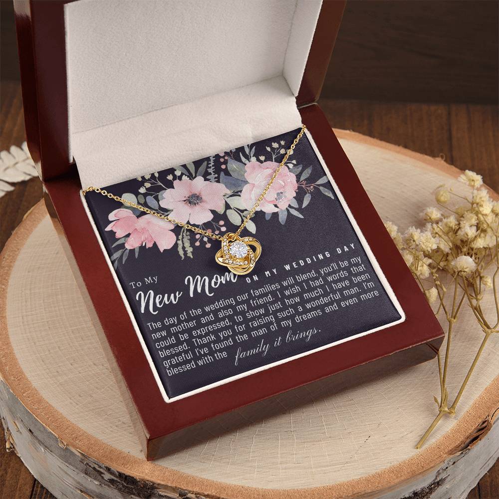Mother In Law Wedding Gift Mother Of The Groom Gift From Bride Mom In Law Wedding Gift Mom In Law Gift From Bride Heartfelt Jewelr Love Knot Necklace