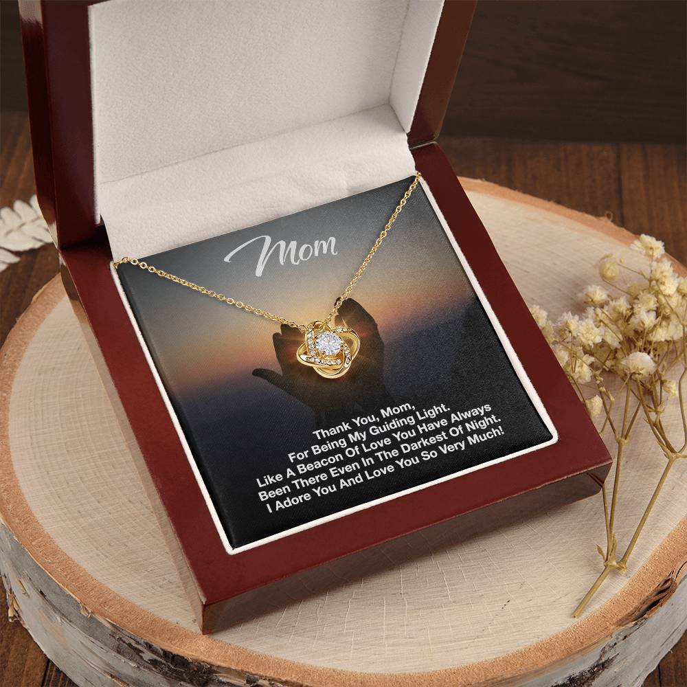 Thank You Love Knot Necklace