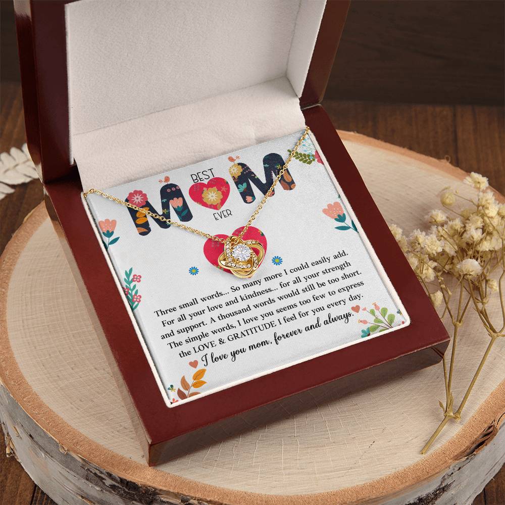 Best Mom Ever - The Love Knot Necklace Love Knot Necklace