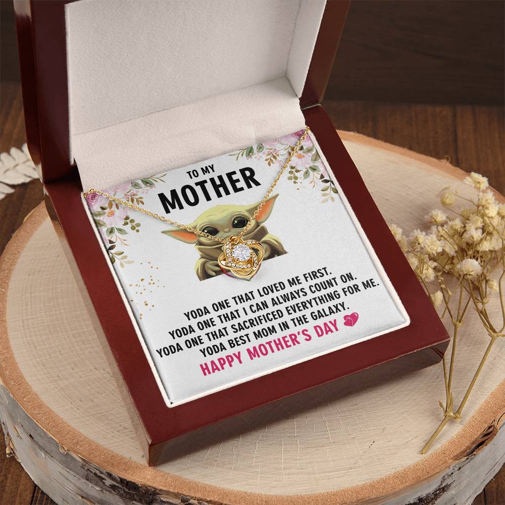 Best Mother's Day Gift For Mom-Necklace For Mom Love Knot Necklace