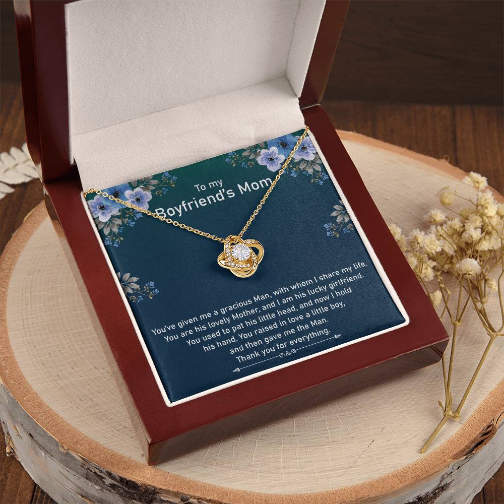 Almost Sold Out To My Boyfriend's Mom - Love Knot Necklace Love Knot Necklace