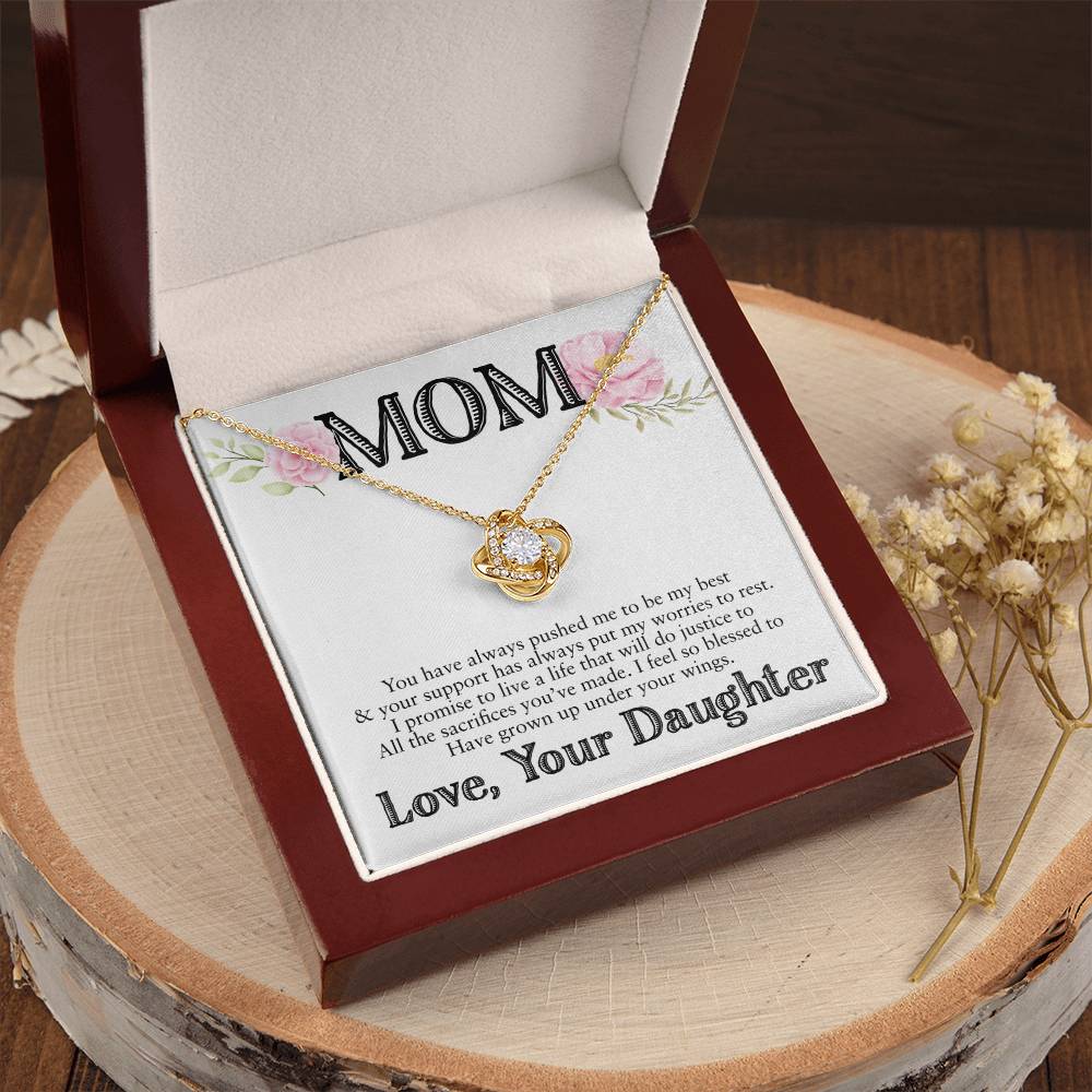 Gift For Mom - Love Knot Necklace 4 Love Knot Necklace