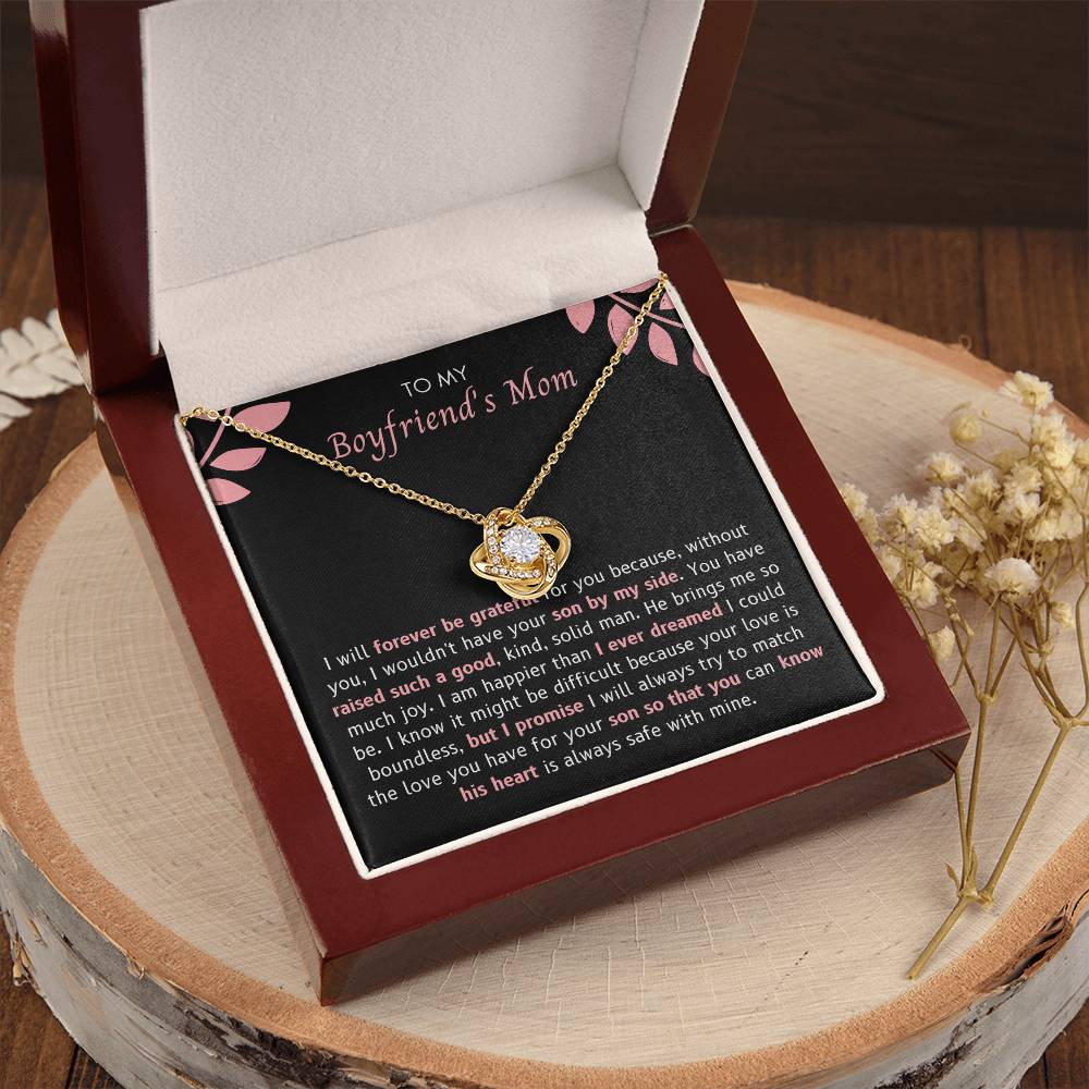 Boyfriend Mom - I Will Forever Love Knot Necklace