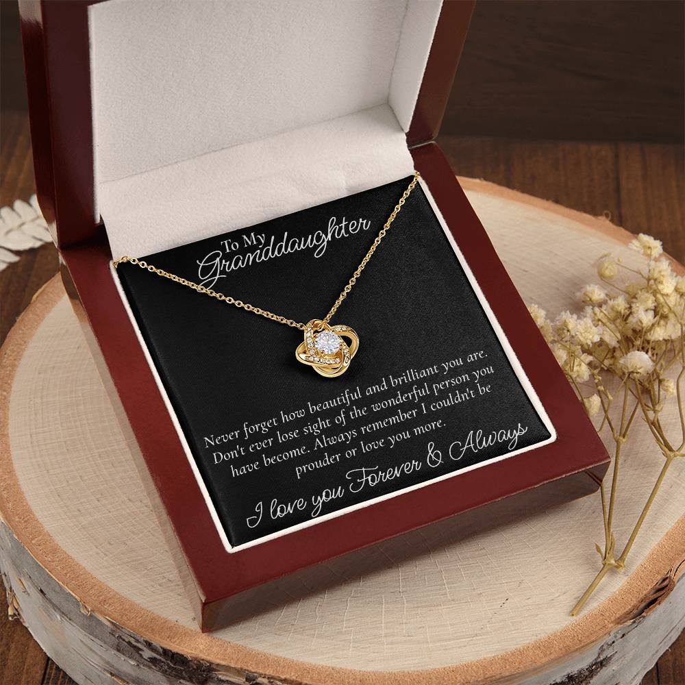 Happy Birthday Or Just To Say I Love You - Love Knot Necklace