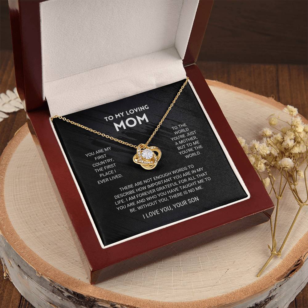 Mom - You're The Wo Love Knot Necklace