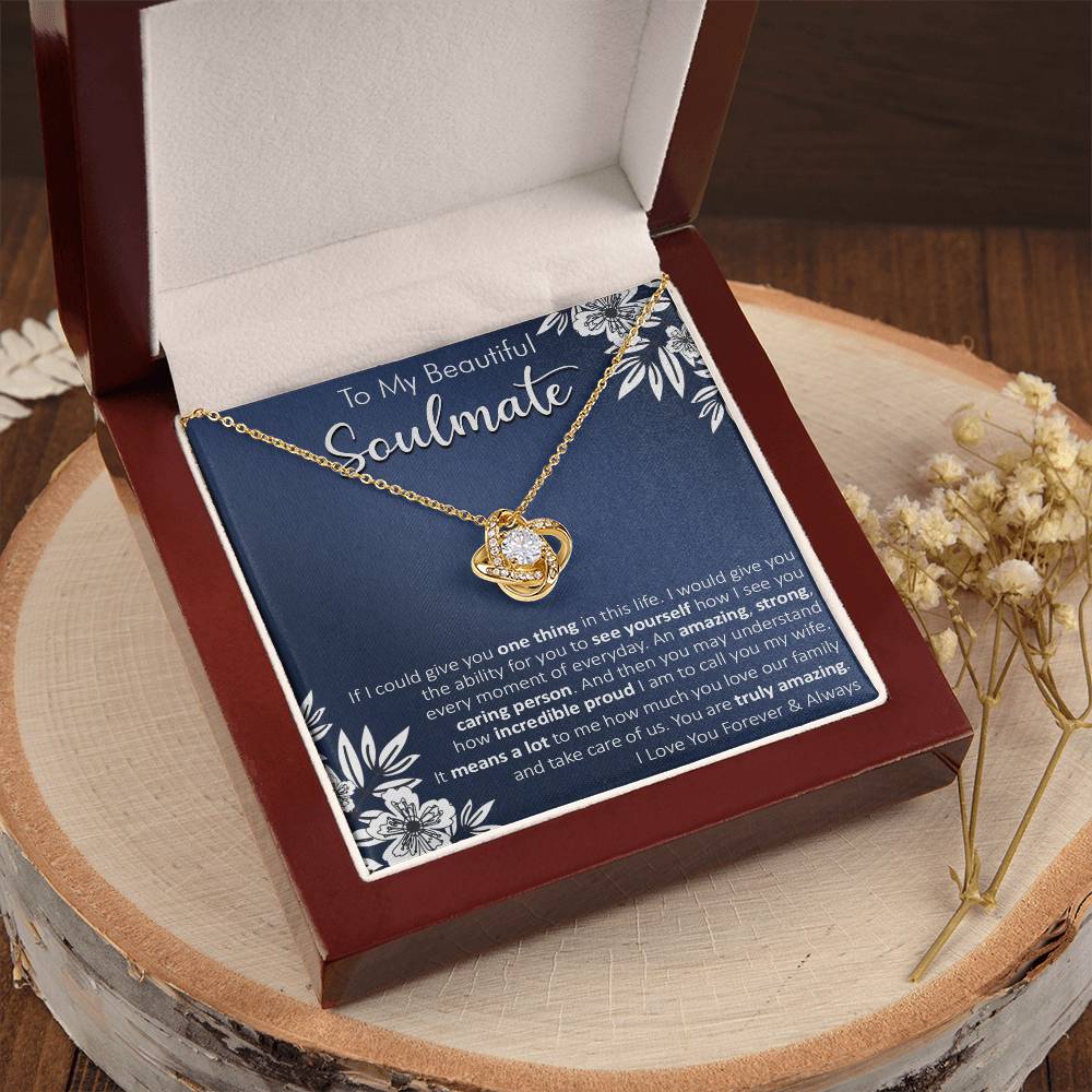 Gift For Your Soulmate - Our Family - Love Knot Love Knot Necklace