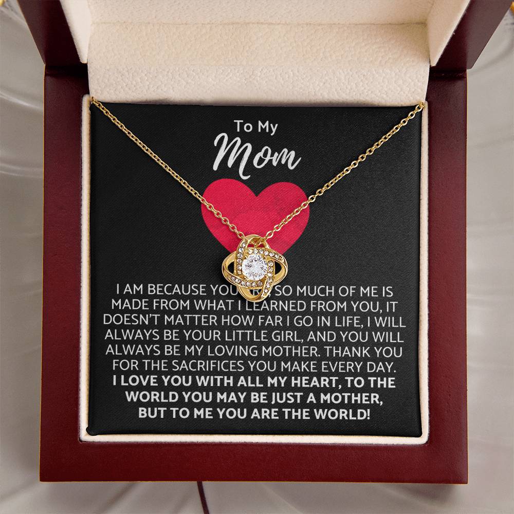 Premium Mother's Day Necklace Customize Gift For Your Loving Mom! ?? 3 Love Knot Necklace