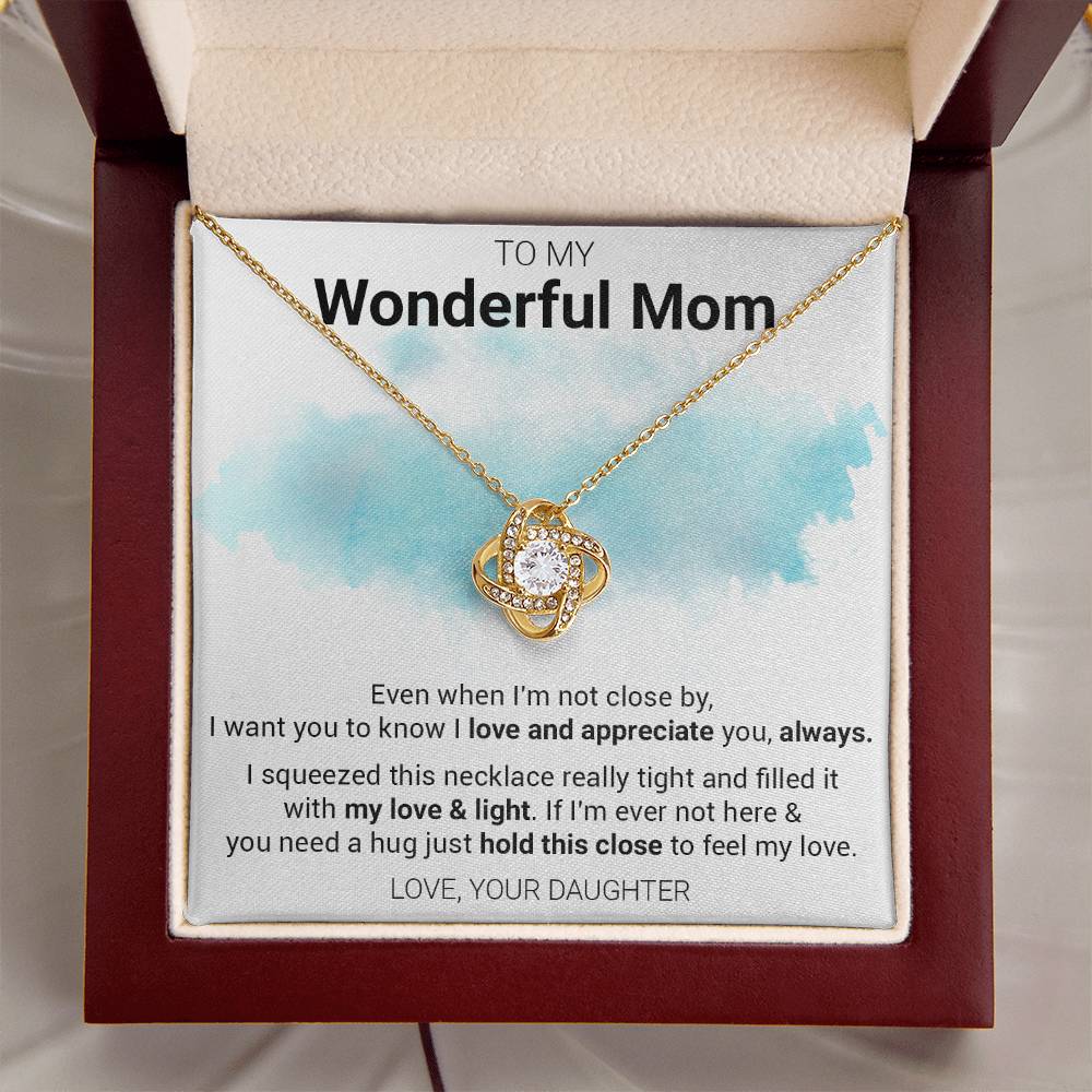 Gift For Mom - Always - Love Knot Love Knot Necklace