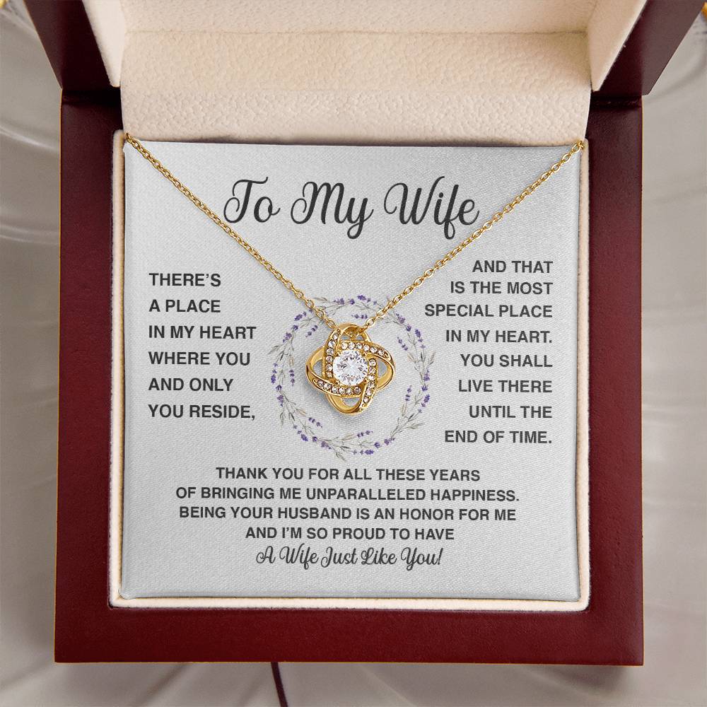 Delivery By Mother's Day Wf030 Gift Fo Love Knot Necklace