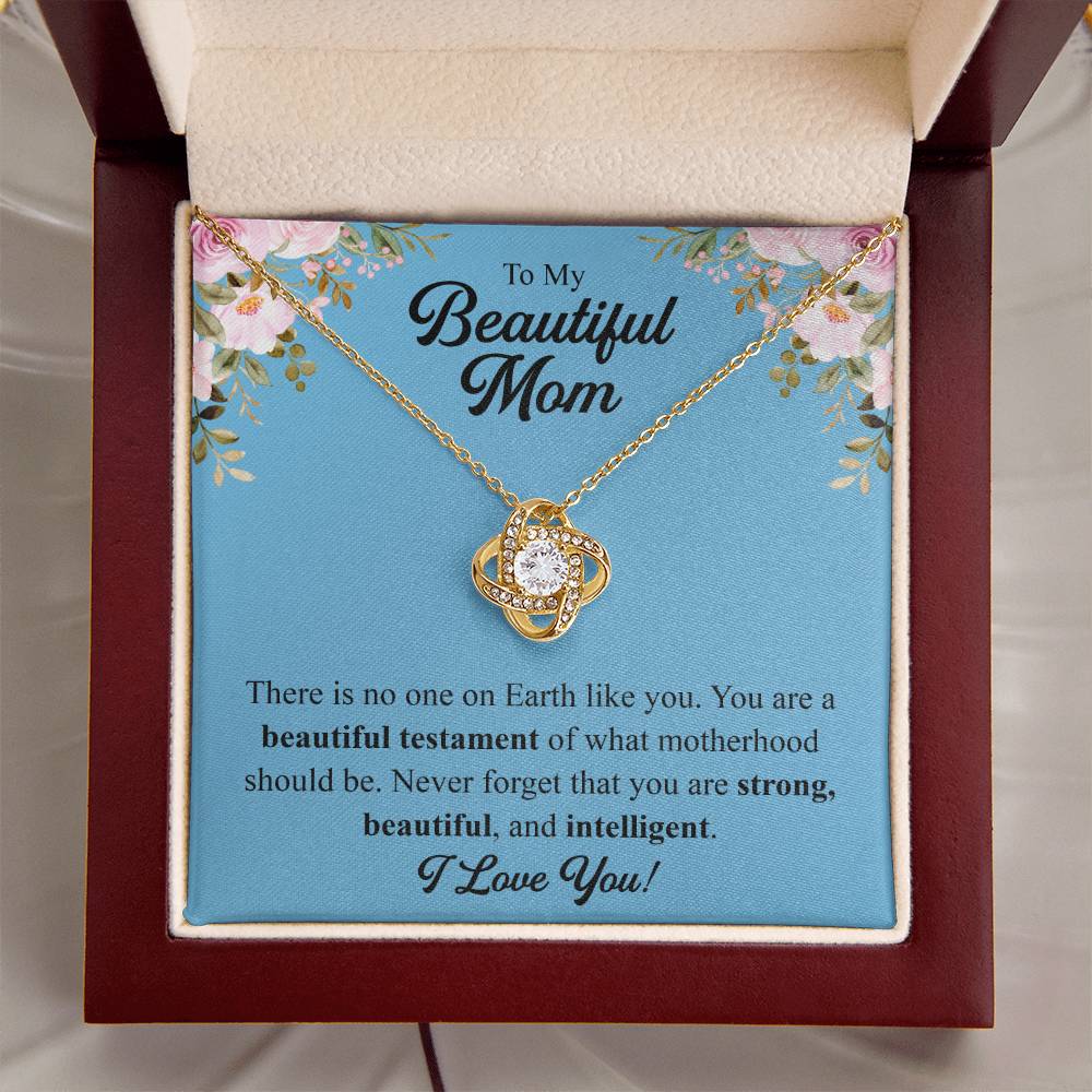 Mothers Day Gift From Daughter Mother Of The Groom Gift From Son Presents For Mom Birthday Sentimental Jewelry Necklace For Mom Love Knot Necklace