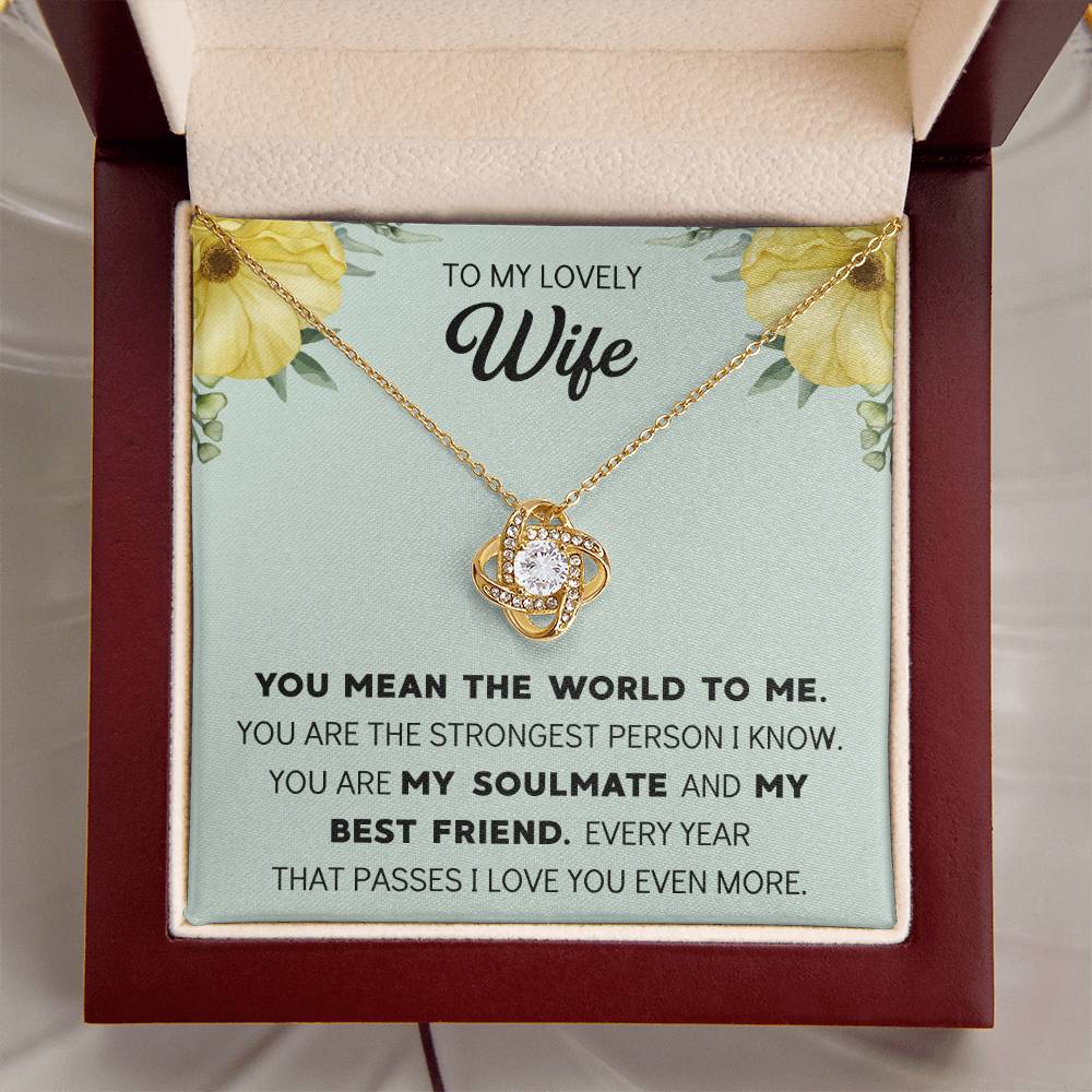 Silver Small Heart Cubic Zirconia Pendant Necklace Gift For Wife Sentimental Gifts For Mothers Day Gift For Wife Wife Anniversary Birthday Love Knot Necklace