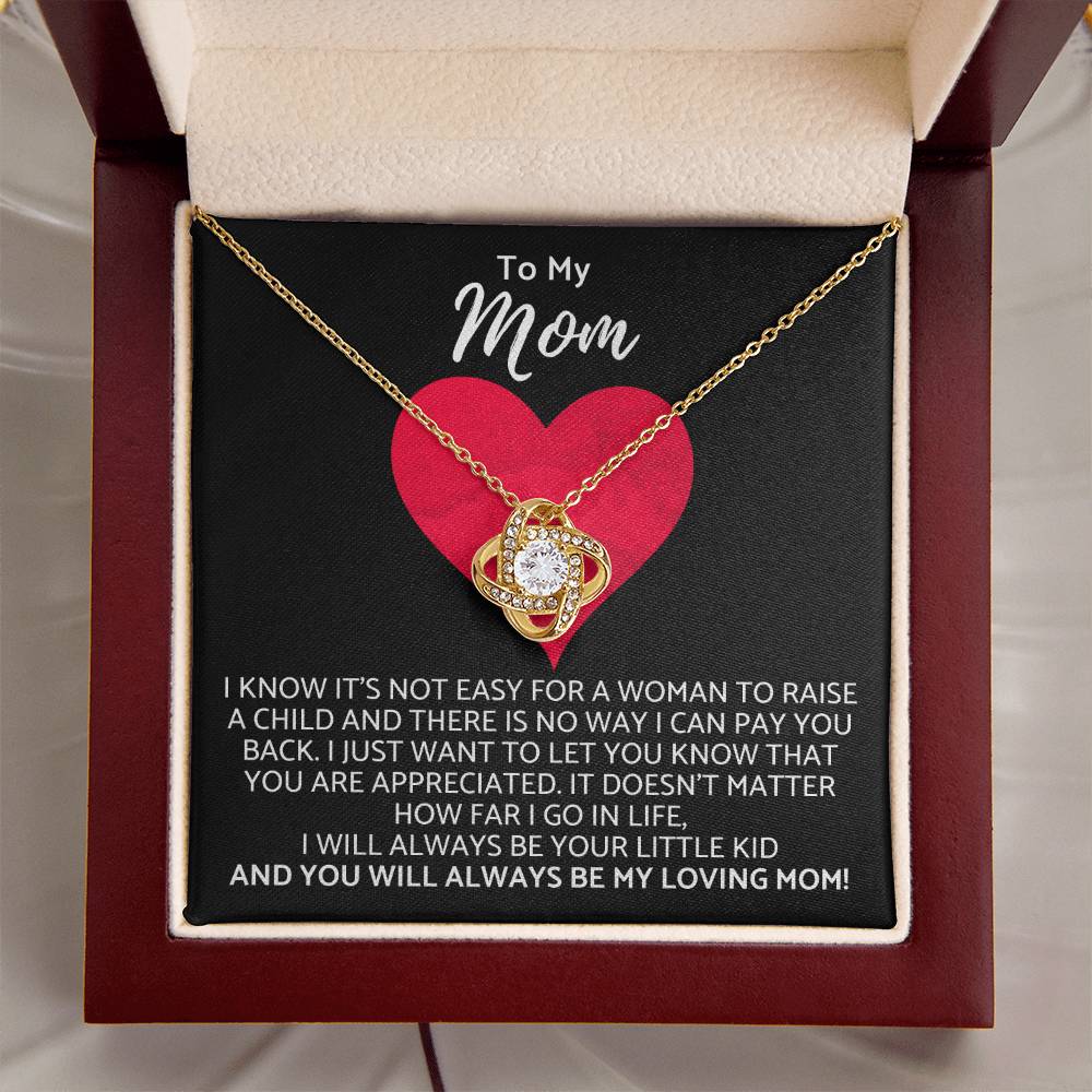 Premium Mother's Day Necklace Customize Gift For Your Loving Mom! ?? Love Knot Necklace