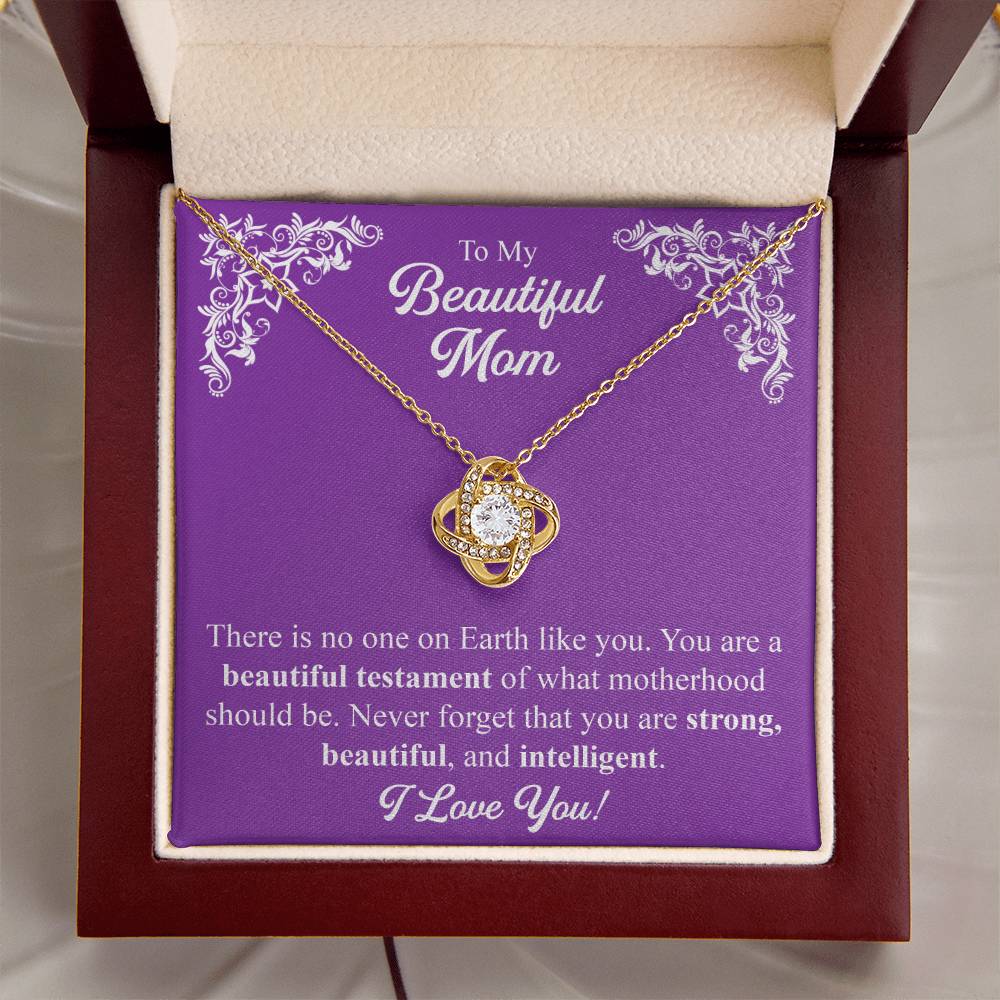 Mothers Day Gift From Daughter Mother Of The Groom Gift From Son Presents For Mom Birthday Sentimental Jewelry Necklace For Mom 4 Love Knot Necklace