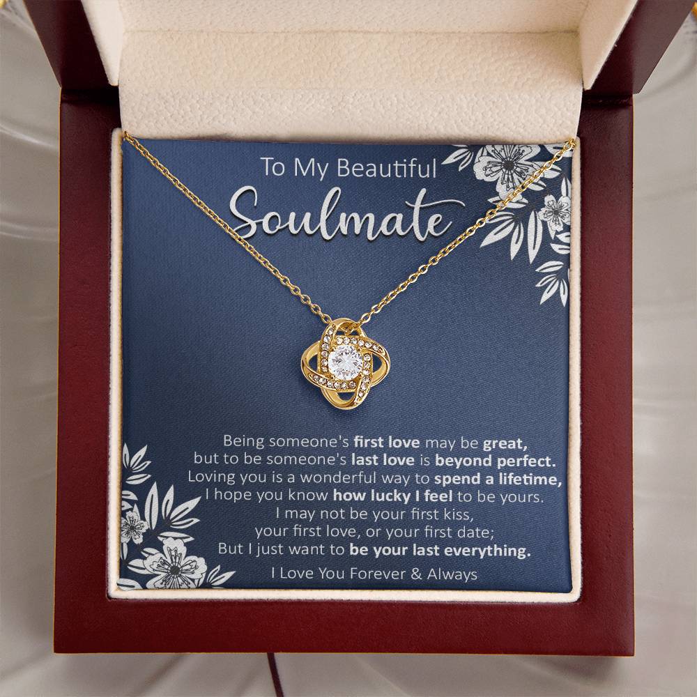 Gift For Your Soulmate - A Life Time - Love Knot Love Knot Necklace