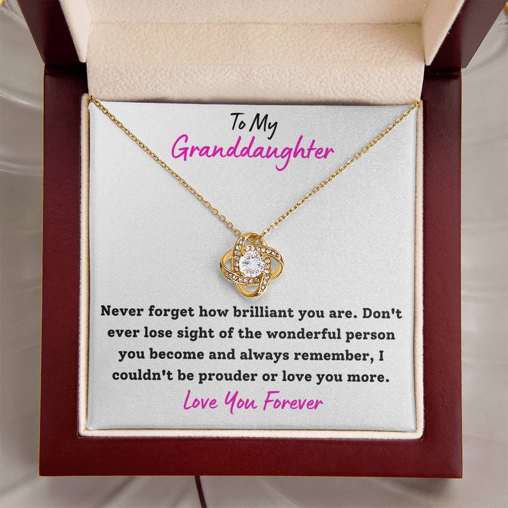 Happy Birthday Or Just To Say - Love Knot Necklace