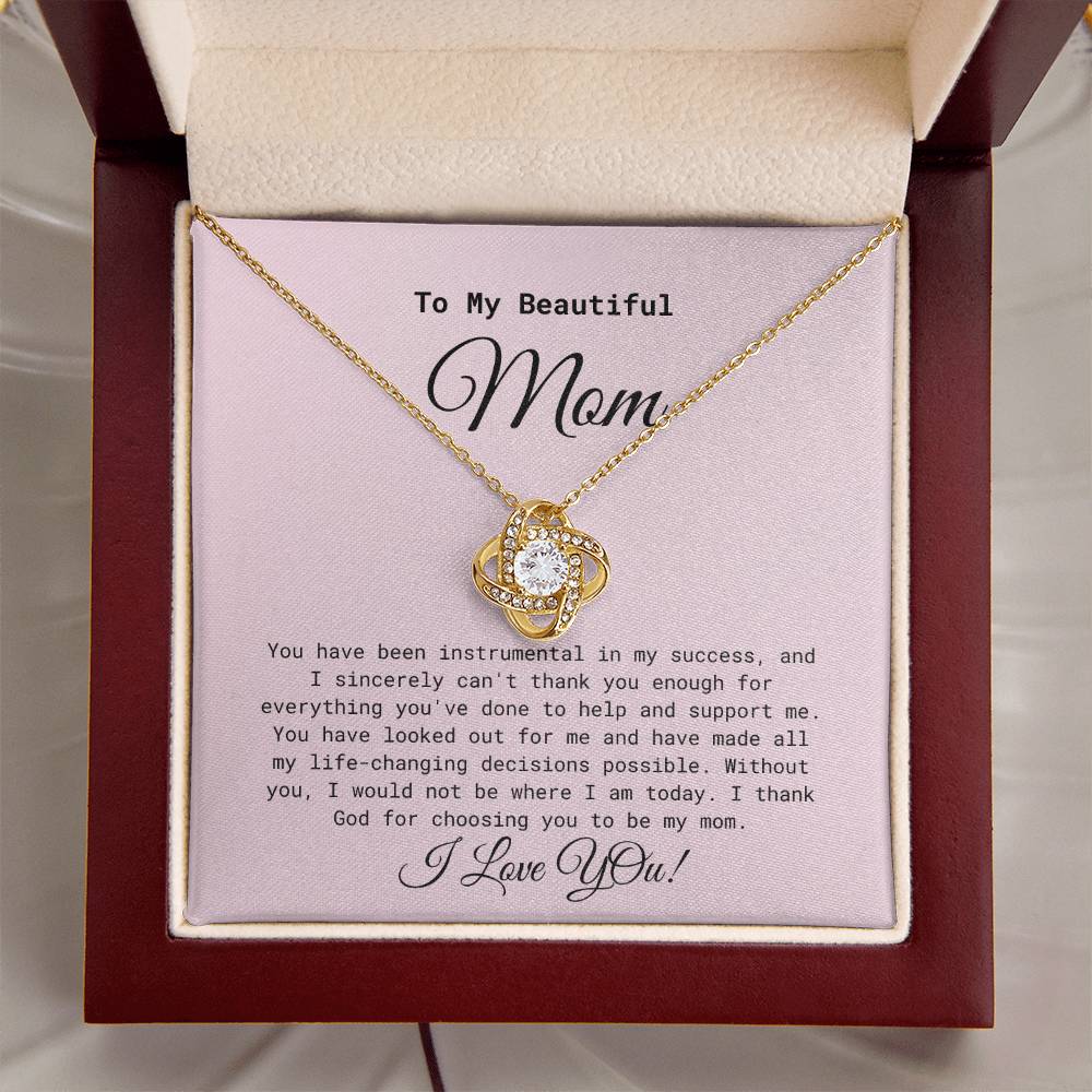 Necklace For Mom - Love Knot Love Knot Necklace