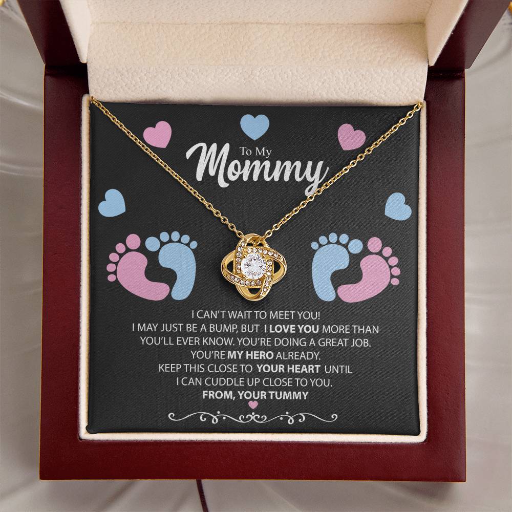 Shineon20220405-Mom0003 - To My Mommy - Love Knot Necklace Love Knot Necklace