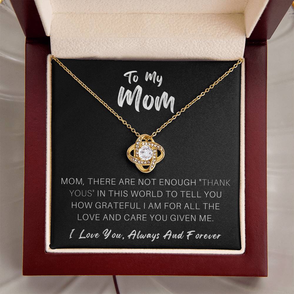 Mother's Day Happy Birthday Or Just To Say Mom I Love You - 19 Love Knot Necklace